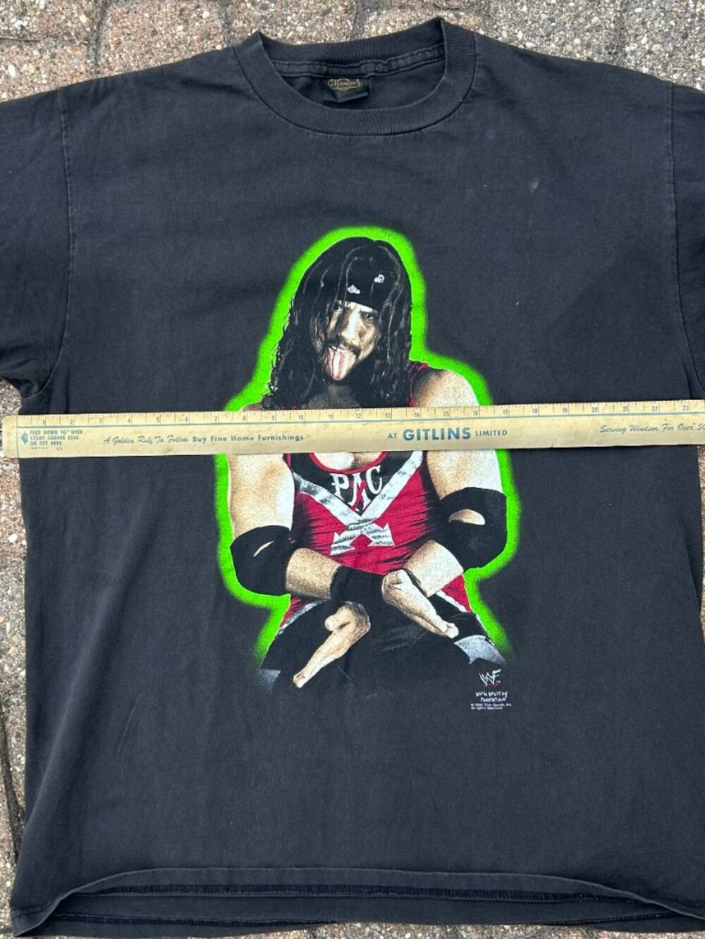Vintage 1999 WWF X-PAC Your Ass Is Grass T Shirt XL Changes Tag DX - Picture 5 of 11